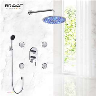 Bravat Bathroom Shower Set faucets