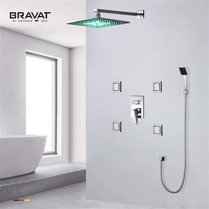 Bravat Bathroom Shower Set faucets