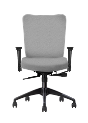 Allseating Inertia Mid-Back Task Chair, Upholstered Back and Seat