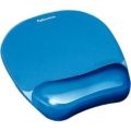 Fellowes Gel Mouse Pad/Wrist Rest, Crystals Blue