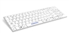 Man & Machine Its Cool Keyboard, Hygienic White