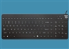 Man & Machine Really Cool Low Profile Keyboard with MagFix & Backlight, Black