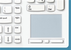 Man & Machine Really Cool Touch Low Profile Keyboard, Hygienic White