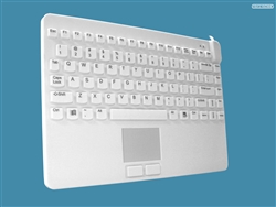 Man & Machine Slim Cool + LP (Low Profile) Keyboard, Hygienic White