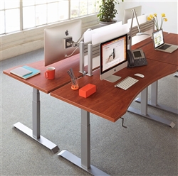 Workrite Ergonomics Sierra HXL Crank Adjustable Height Desk