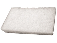 1in THICK WHITE SCRUB PAD 4.5in x 10in