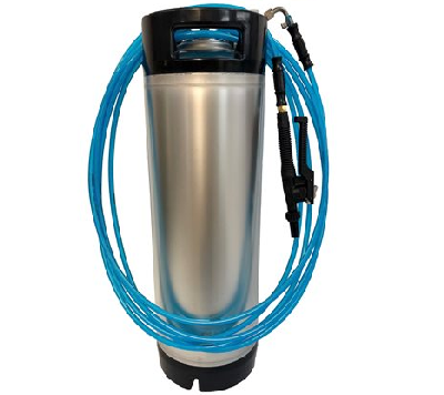 STAINLESS STEEL 5 GALLON STRAIGHT HOSE SPRAYER