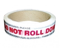 RED/WHITE DO NOT ROLL DOWN TAPE