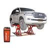 Stratus SAE-MS9000E Commercial Grade Open Center Portable Mid Rise Electrical Safety Lock  Release Scissor Lift