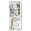 Skeleton Restroom Door Cover