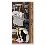 Grim Reaper Restroom Door Cover