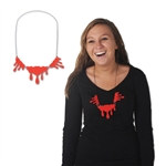 Dripping Blood Necklace