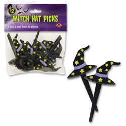 Witch Hat Picks (12/Pkg)