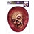 Give your party guest a real scare by placing the Zombie Head Toilet Topper Peel 'N Place where they will least expect to see it. Fun decoration that can be used as a Zombie or Halloween decoration.