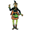 Celebrate Halloween with a blast from the past when you add this Vintage Halloween Jointed Witch to your decorations!  Recreated from the original artwork released in 1976, this fully jointed cut-out is a classic!  Stands 4.75' tall