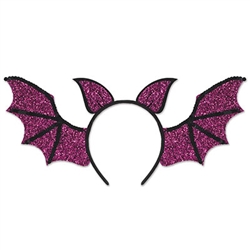 No one will think you're "Batty" with this Sequined Bat Wings Headband on your end, they'll be envious of your stylish Halloween look! A great addition to a Halloween costume, Bat Wings are perfect when a little less than a full costume in called for.