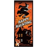 Add a touch of nostalgia to your door this Halloween with this reusable Vintage Halloween Door Cover.