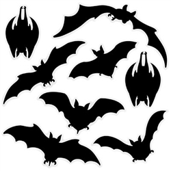 Bat Silhouette Clings