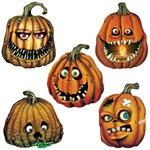 Creepy Jack-O-Lantern Cutouts