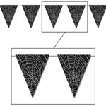 Spider Web Pennant Banner, 12 ft