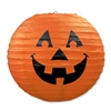 Jack-O-Lantern Paper Lanterns (3 Paper Lanterns Per Package)