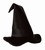 Satin-Soft Black Witch Hat