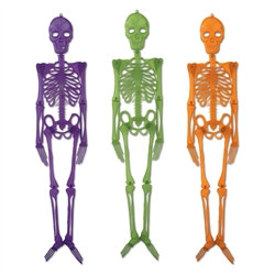 Assorted Plastic Skeletons (One Skeleton Per Package)