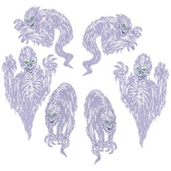 Scary Spirit Props (6/Pkg)