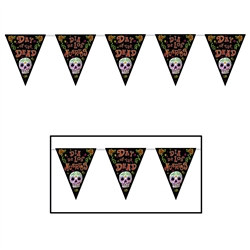 Day of the Dead Pennant Banner