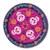 Day Of The Dead Plates - These Day Of The Dead Plates are perfect for your festivities. Celebrate the dead with these colorful decorated tableware.