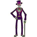 Jointed Day Of The Dead Male Skeleton