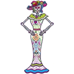 Jointed Day Of The Dead Female Skeleton