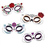 Day Of The Dead Half Masks