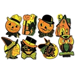 Assorted Halloween Cutouts - Four Designs (4 Designs/Pkg)