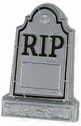 Plastic Tombstone