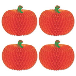 Art-Tissue Pumpkins, 4 in (4/pkg)