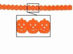 Jack-O-Lantern Tissue Garland