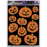 Jack-O-Lantern Window Clings (11/sheet)