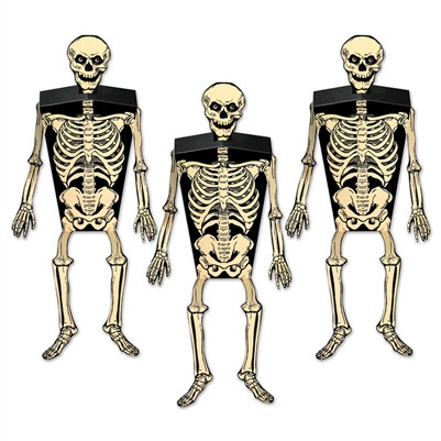 Skeleton Favor Boxes (3 Per Package)