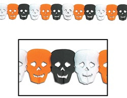 Halloween Skull Garland Decoration