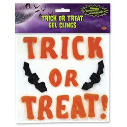 Trick Or Treat Gel Clings (15/Sheet)
