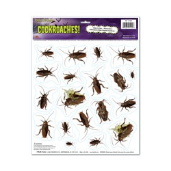 Cockroaches Peel N Place (14/sheet)