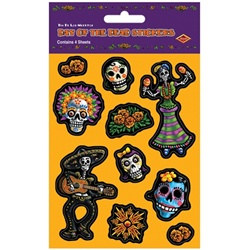 Day of the Dead Stickers (4 sheets/pkg)