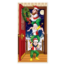 Christmas Elves Door Cover