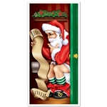 Santa Restroom Door Cover