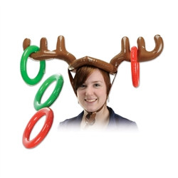 Inflatable Reindeer Ring Toss