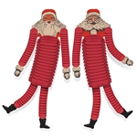 How to decorate in Vintage Christmas style?  Start with these Vintage Christmas Santa Tissue Dancers!  Recreated from the original circa 1955 artwork, these classic Santa decorations bring warmth, color, fun and fond memories to your home's holiday decor.