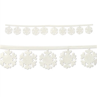 Fabric Snowflake Garlands