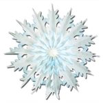 Dip-Dyed Snowflakes