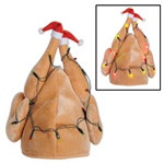 Plush Light-Up Christmas Turkey Hat